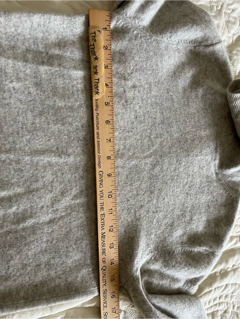 Orvis 100% cashmere Women's Light Gray Turtleneck Sweater small - Picture 7 of 8